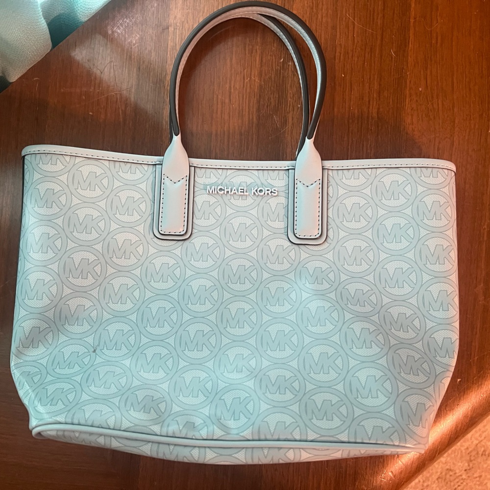 Michael Kors Jodie Small Tote in light blue